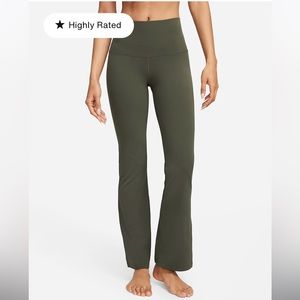 Nike Yoga Dri-FIT Lux Pant - Olive Green Size L